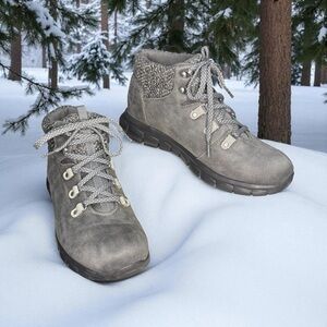Women's Gray Hiking Boots